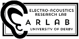 Logo for University of Derby's Electro-Acoustic Research Laboratory --- EARLab